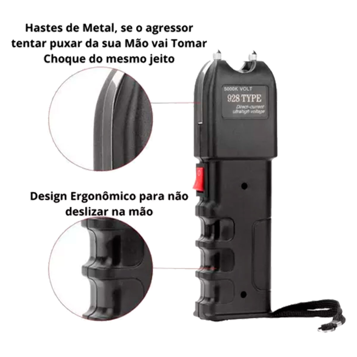 aparelho de choque defesa pessoal dz 928