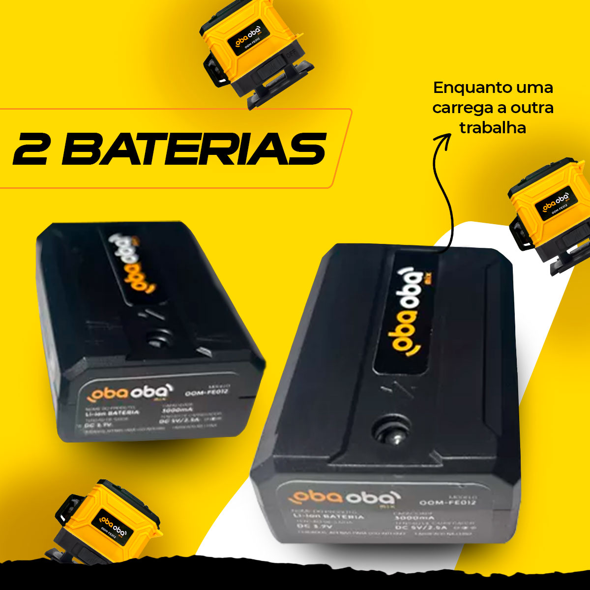 kit nível laser 3d oom-kit002 com tripé